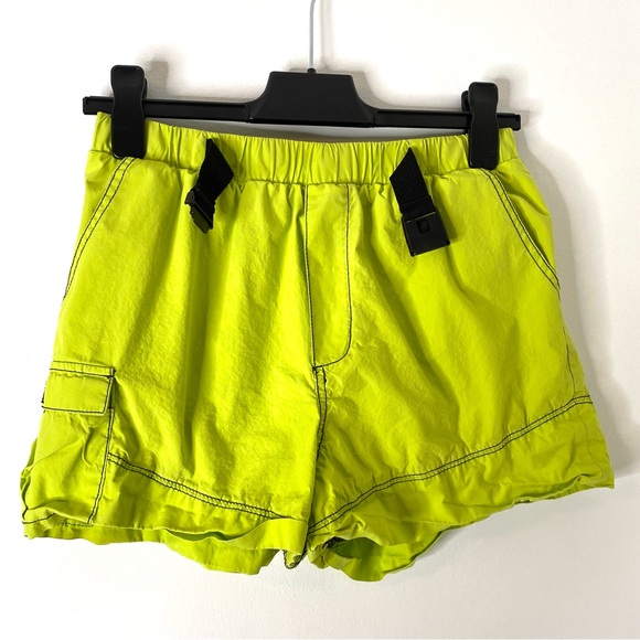 Urban Outfitters Neon Cargo Buckle Shorts - Picture 5 of 6